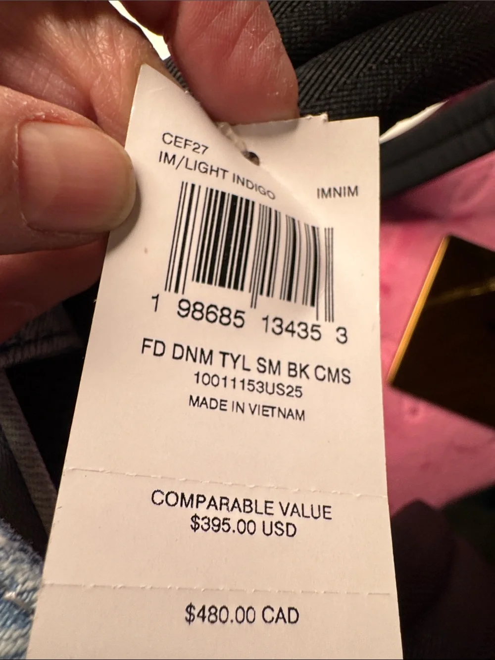 Coach Distressed Denim Backpack NWT – Style CEF27 – 11x13x5